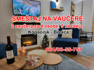 Plaćanje vaučerima - Apartman Nina, Kopaonik - Brzeće