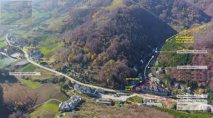 Smeštaj kod gondole Brzeće - Apartman Nina - slika iz aviona