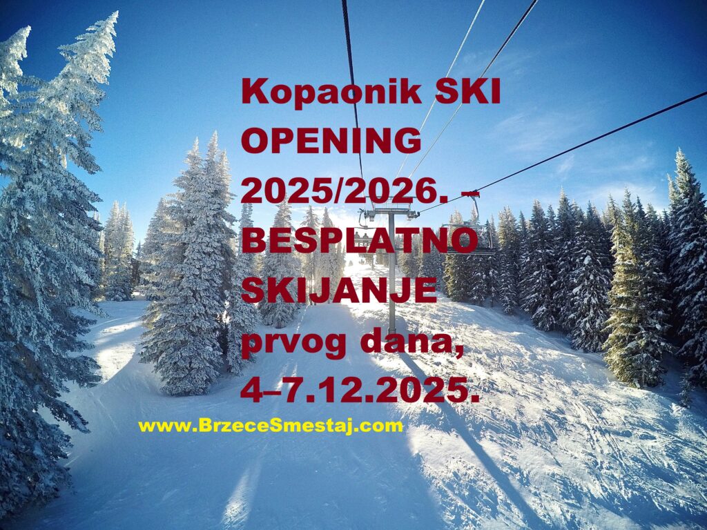 Kopaonik SKI OPENING 2025/2026