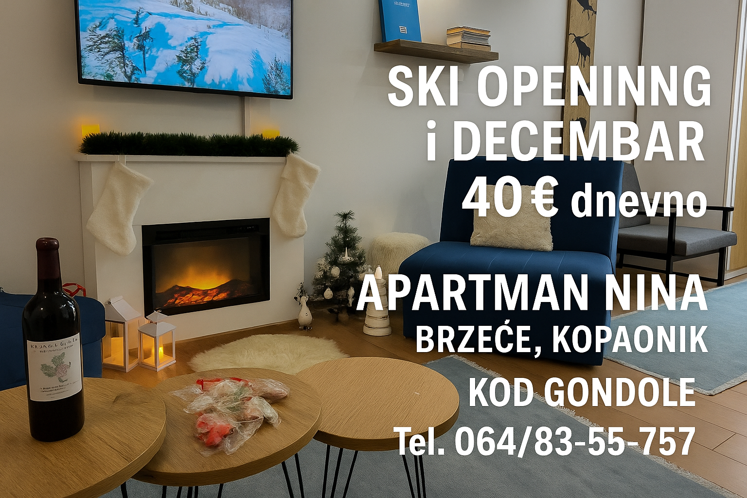 LastMinute Ponuda - Apartman Nina Brzece - smestaj kod gondole